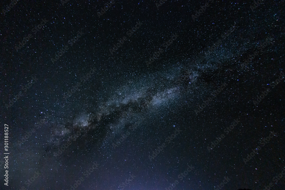 Canvas Prints milky way galaxy with stars and space in the universe background at thailand
