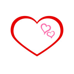 Greeting card for Valentine's Day. Sign I love you. Vector love postcard for Happy Mother's, Valentine's Day or birthday greeting card design. Holiday concept. Vector illustration.