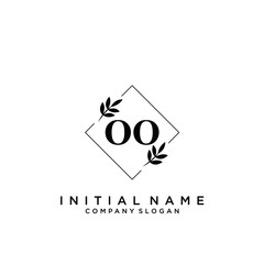 Letter OO Beauty Logo Template Vector