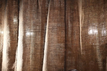 Jute made Kurt-en with back-light background