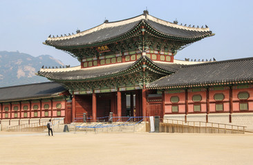 Gyeongbokgung Palace in Seoul, South Korea.