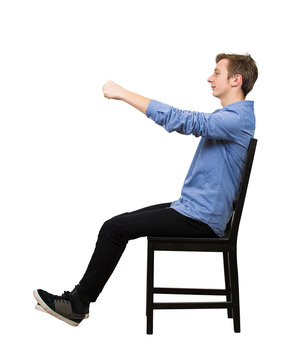 8 181 Best Man Sitting In Chair Profile Images Stock Photos Vectors Adobe Stock