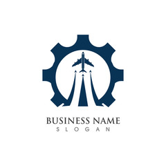 Gear Logo Template vector icon illustration design