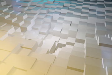 Abstract background with 3d cubes lighting graphic clean diagonal perspective
