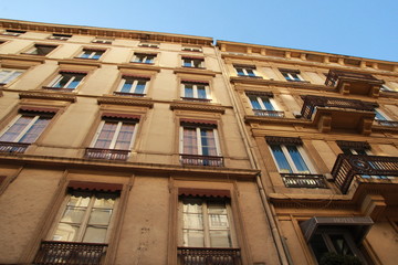 Fototapeta na wymiar Immeuble ancien de Lyon