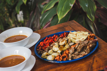 Meal mexican tacos meat 