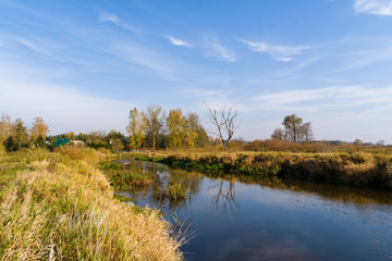 Jesień w Dolinie Górnej Narwi - Podlasie - Polska © podlaski49