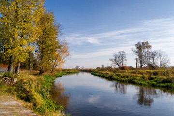 Jesień w Dolinie Górnej Narwi - Podlasie - Polska © podlaski49