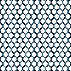 Seamless pattern simple style wave, curl, ridge, geometry, fish scale, line up in colors, in blue green, navy, dark blue, gray, decorated wallpaper background for website, wrapping paper, scrapbook,