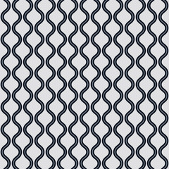 Fototapeta premium Seamless pattern simple style wave, curl, ridge, geometry , line up in colors, in blue green, navy, dark blue, gray, decorated wallpaper background for website, wrapping paper, scrapbook, card, 