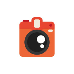 Isolated camera icon flat design
