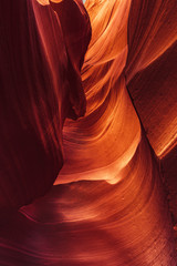 View into lower antelope canyon arizona