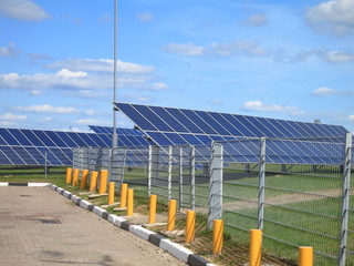 Solar panel. Renewable energy source