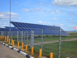 Solar panel. Renewable energy source