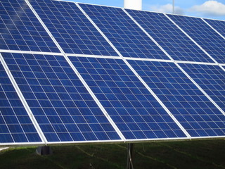 Solar panel. Renewable energy source