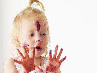 Obraz premium portrait of a little girl