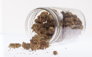 Marijuana in a Jar