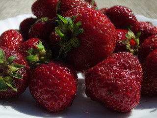 Strawberry close up