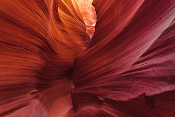 View into lower antelope canyon arizona