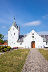 Fototapeta na wymiar Sankt Clemens Church located in the island of Romo
