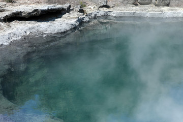Rotorua Neuseeland heiße Quellen © Andrea Geiss