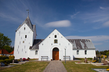 Fototapeta premium Sankt Clemens Church located in the island of Romo