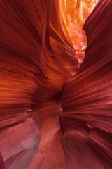 View into lower antelope canyon arizona