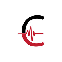 C Letter creative logo or symbol template design