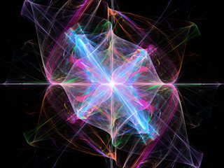 High resolution multi colored fractal background which patterns. Background created by fractal geometry.