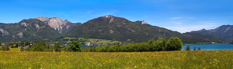 Der Wolfgangsee im sch&ouml;nen Salzkammergut