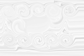 Abstract grey white waves and lines pattern.  Futuristic template background. 