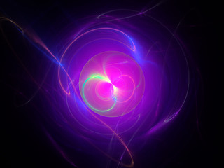 Colorful fractal plasma sphere, strings of chaotic plasma energy. .smoke, energy ball discharge, scientific plasma study. digital flames, .artistic design, science fiction, Abstract illustration