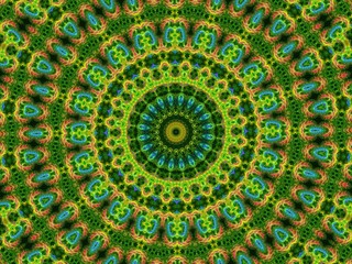 This image was created using fractal generating and graphic manipulation software.