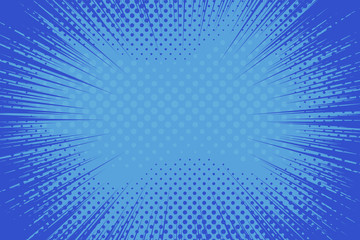 Vector comic book background. Halftone pattern in retro pop art style © Anna