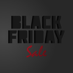 Black friday sale abstract vector poster