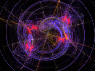 High resolution multi colored fractal background which patterns. Background created by fractal geometry.