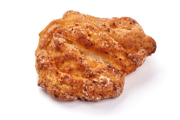 Cottage cheese buns, isolated on white background