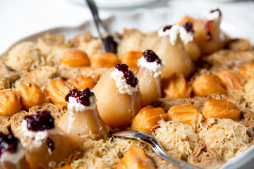 Delicious traditional turkish sweet food