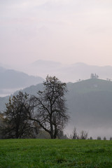 Autumn Landscape in Julia Alps