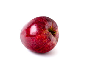  Gala red apple isolated on white background different views