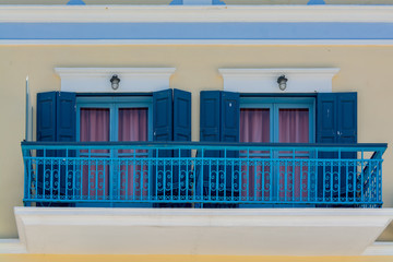 Windows, doors, elements and decorations of houses and buildings