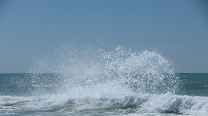 Fototapeta premium Meer Brandung und Wellen