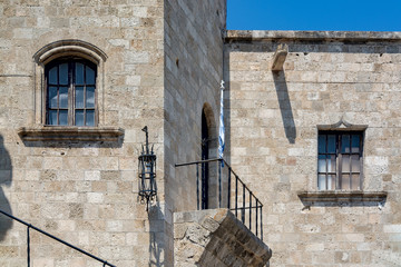 Windows, doors, elements and decorations of houses and buildings