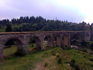 Beautiful stone viaduct
