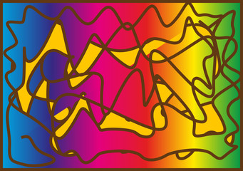 Fondos de espectro y moderno.