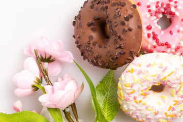 Ciambella fritta ricoperta di glassa