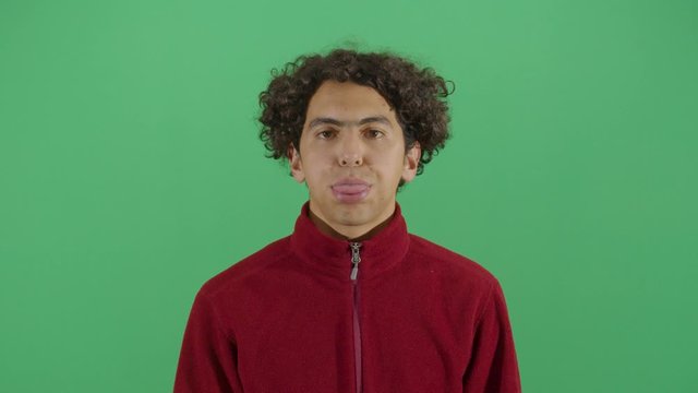 Tongue Farting By A Adult Man