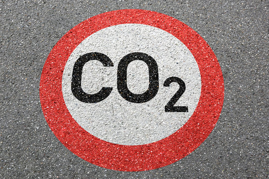 CO2 emissions emission Carbon dioxide air pollution reduction road sign zone