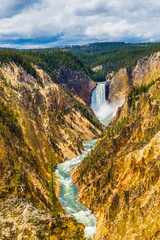 Yellowstone National Park, Wyoming, United States, Grand Canyon of the Yellowstone River and the Lower Falls