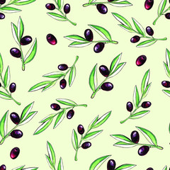 Bright hand drawn watercolor wine design elements (in vino veritas - verity in wine). Cheese, olives, glass, lettering